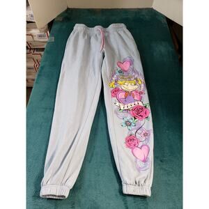 Rugrats Sweat Pants Size Small Women Blue Drawstring Angelica nickelodeon